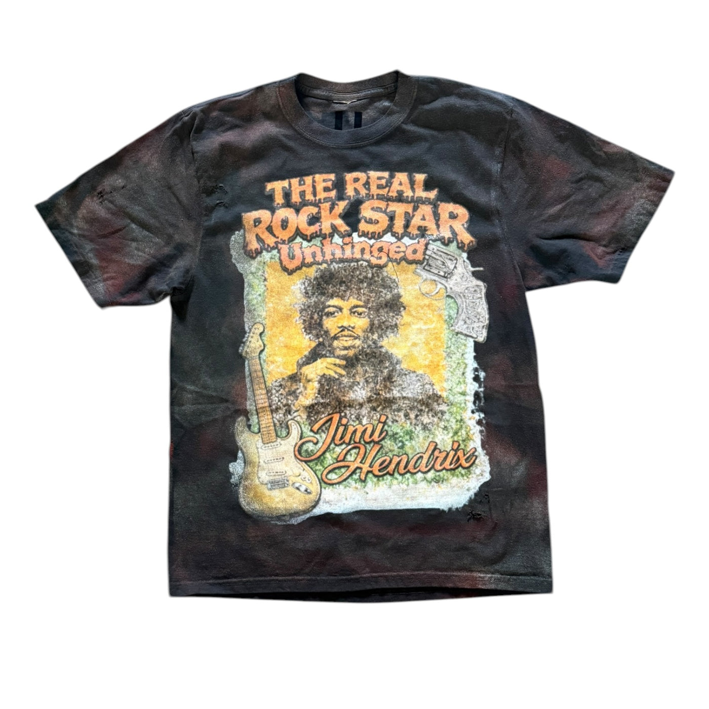 UNHINGED THE RAL ROCKSTAR TEE (BLACK TIE DYE)