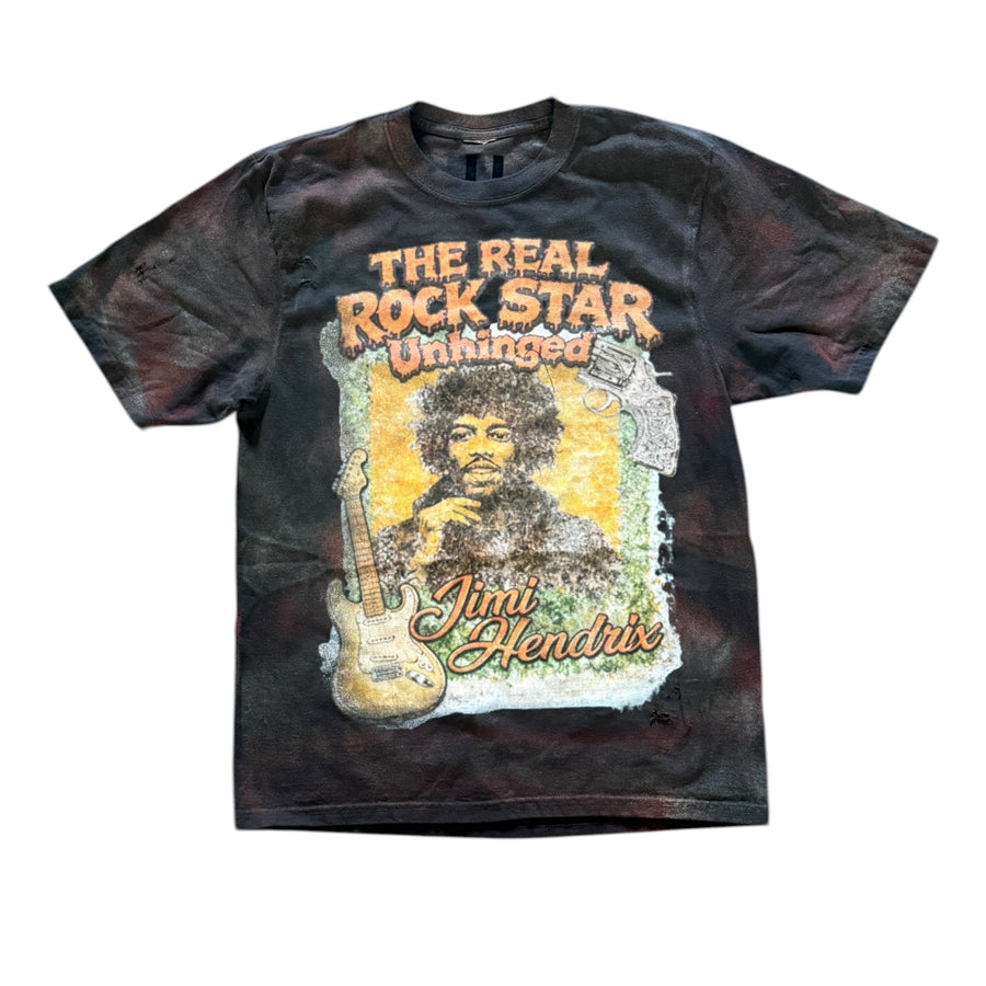 UNHINGED THE RAL ROCKSTAR TEE (BLACK TIE DYE)