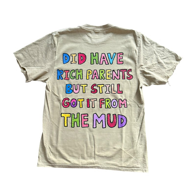 UNHINGED GOLD GRILL TEE (LIGHT ARMY GREEN)