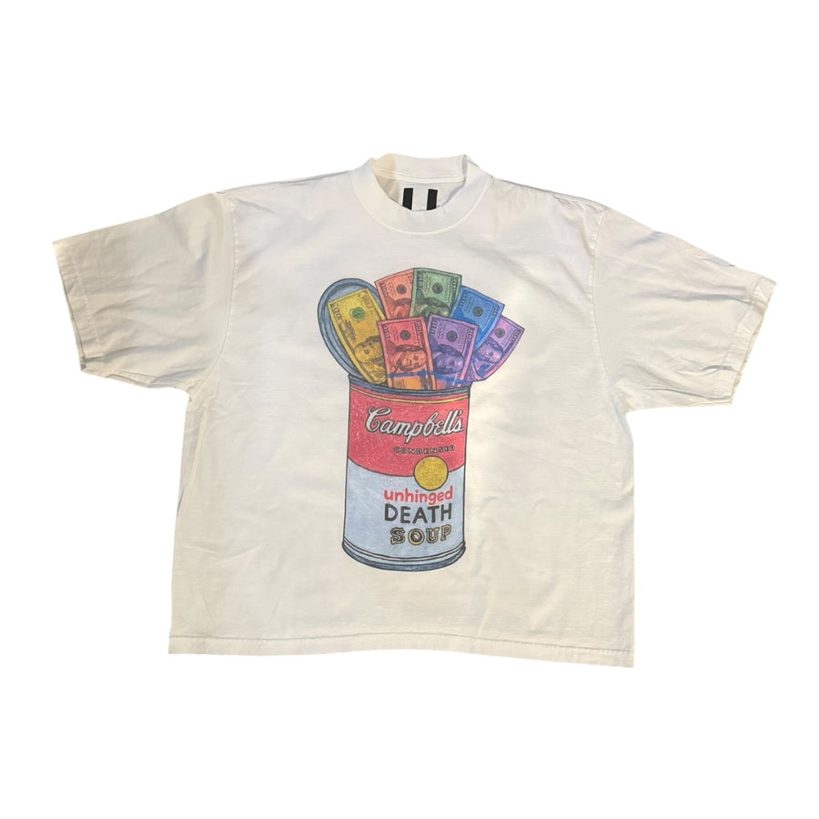UNHINGED WARHOL DROP SHOULDER TEE (WHITE)