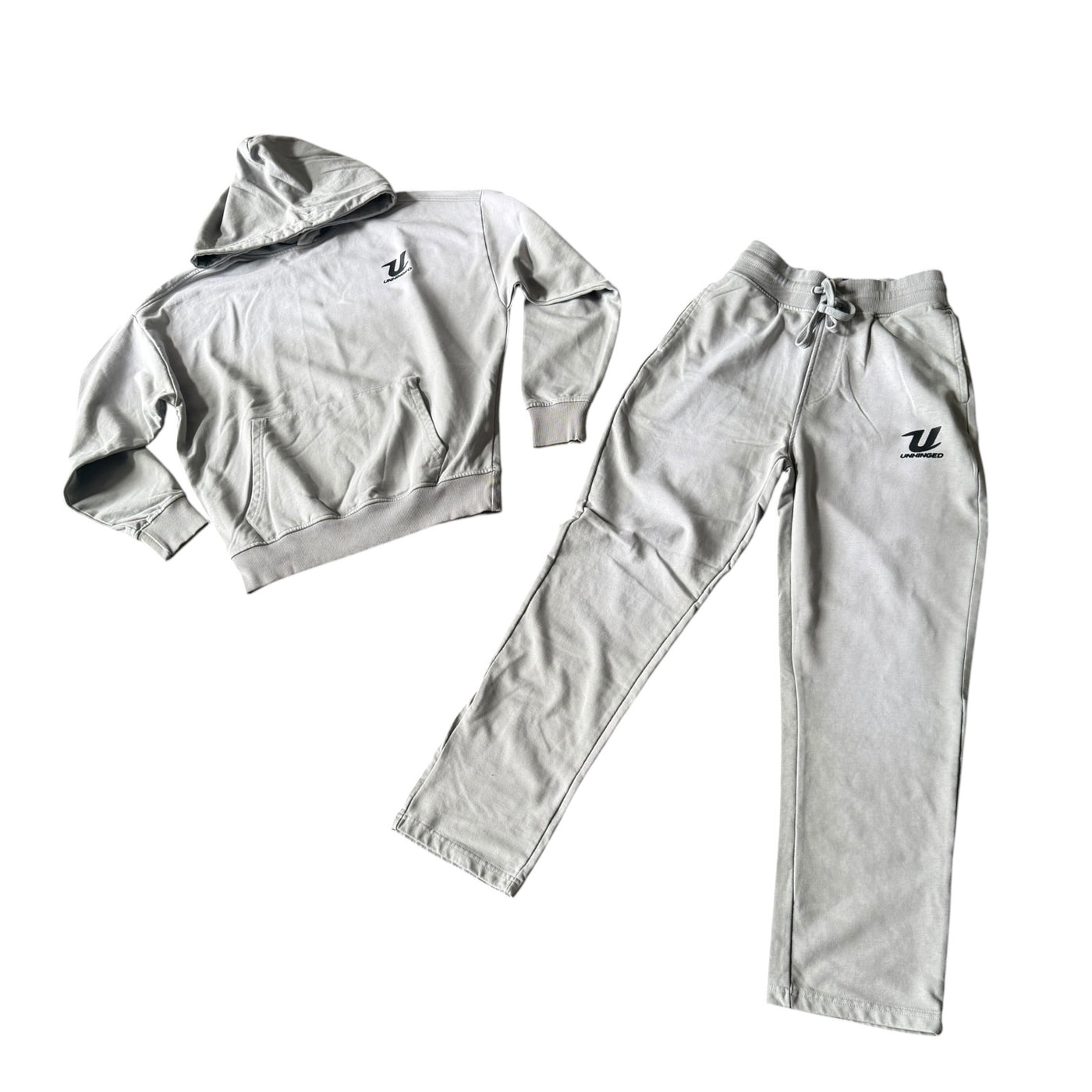 UNHINGED GREY WASHED SWEATSUIT