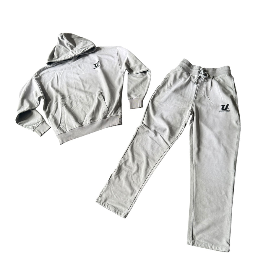 UNHINGED GREY WASHED SWEATSUIT